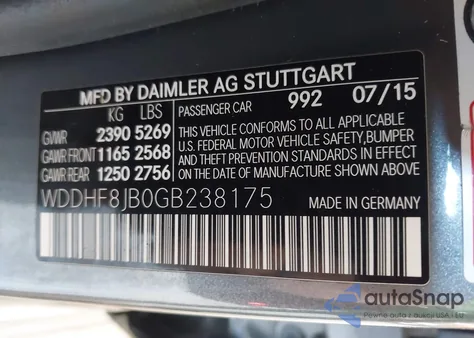 2016 Mercedes-Benz E 350 4Matic from USA, damaged, VIN WDDHF8JB0GB238175
